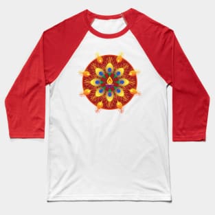 Rangoli Baseball T-Shirt